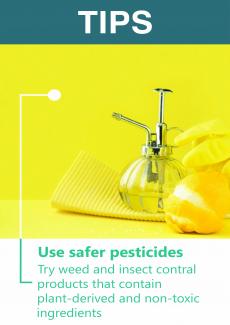 Use safer pesticides